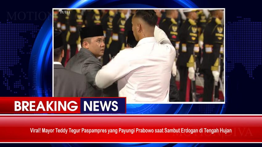 Mayor Teddy Tegur Paspampres