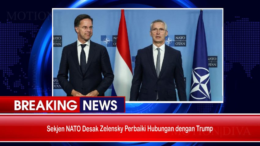 Sekjen NATO Desak Zelensky